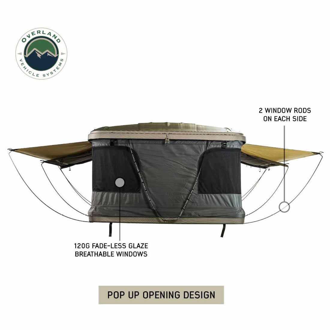 Bundu Pop Up Hardshell Rooftop Tent